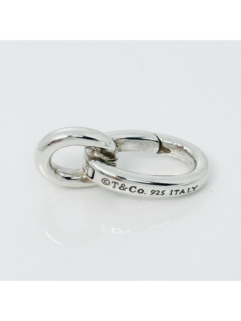Tiffany Oval Clasping Link Jump Ring Charm or Bracelet Necklace Extender Length